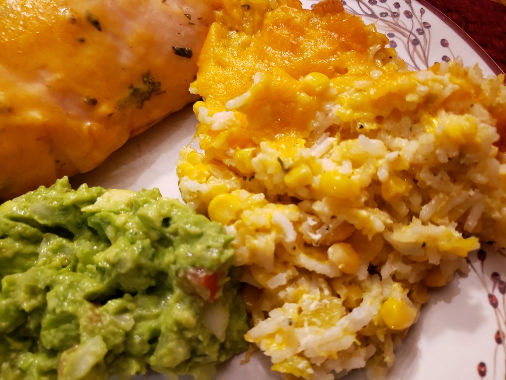 Green Chile Cheese Rice Casserole Grammy Cooks
